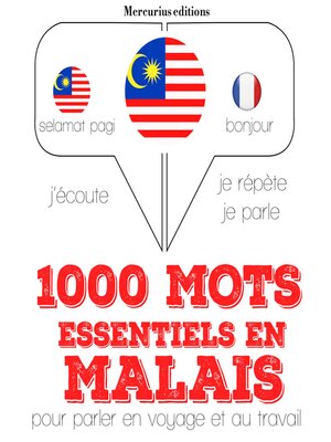 cover image of 1000 mots essentiels en malais